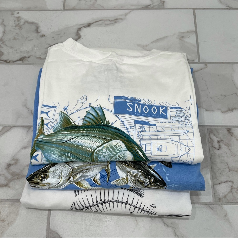 Bundle of 2 men’s fishing tees. Size XXL
